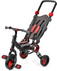 Детский трехколесный велосипед Galileo Strollcycle Black Красный, от 10 до 36 месяцев, до 25 кг (GB-1002-R)